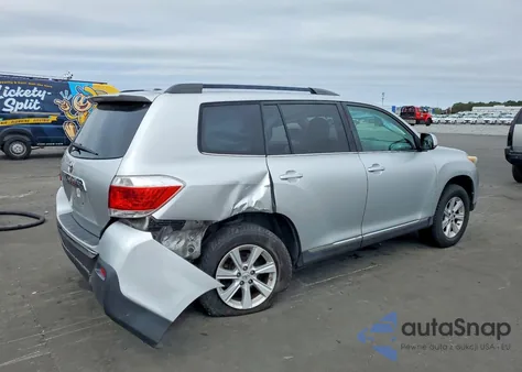 2011 Toyota Highlander Base from USA, damaged, VIN 5TDZK3EH8BS044149